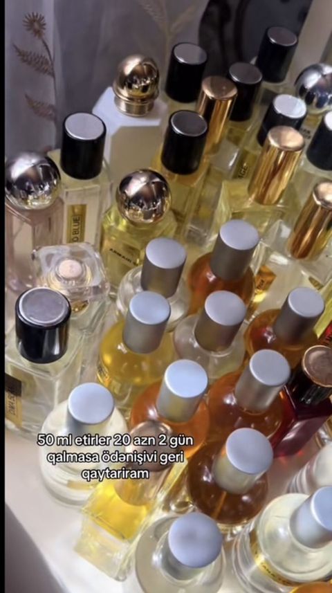 50 ml etir satışı - Həcm: 50 ml şüşə flakonlar - Qiymət: 20 AZN — Bakı