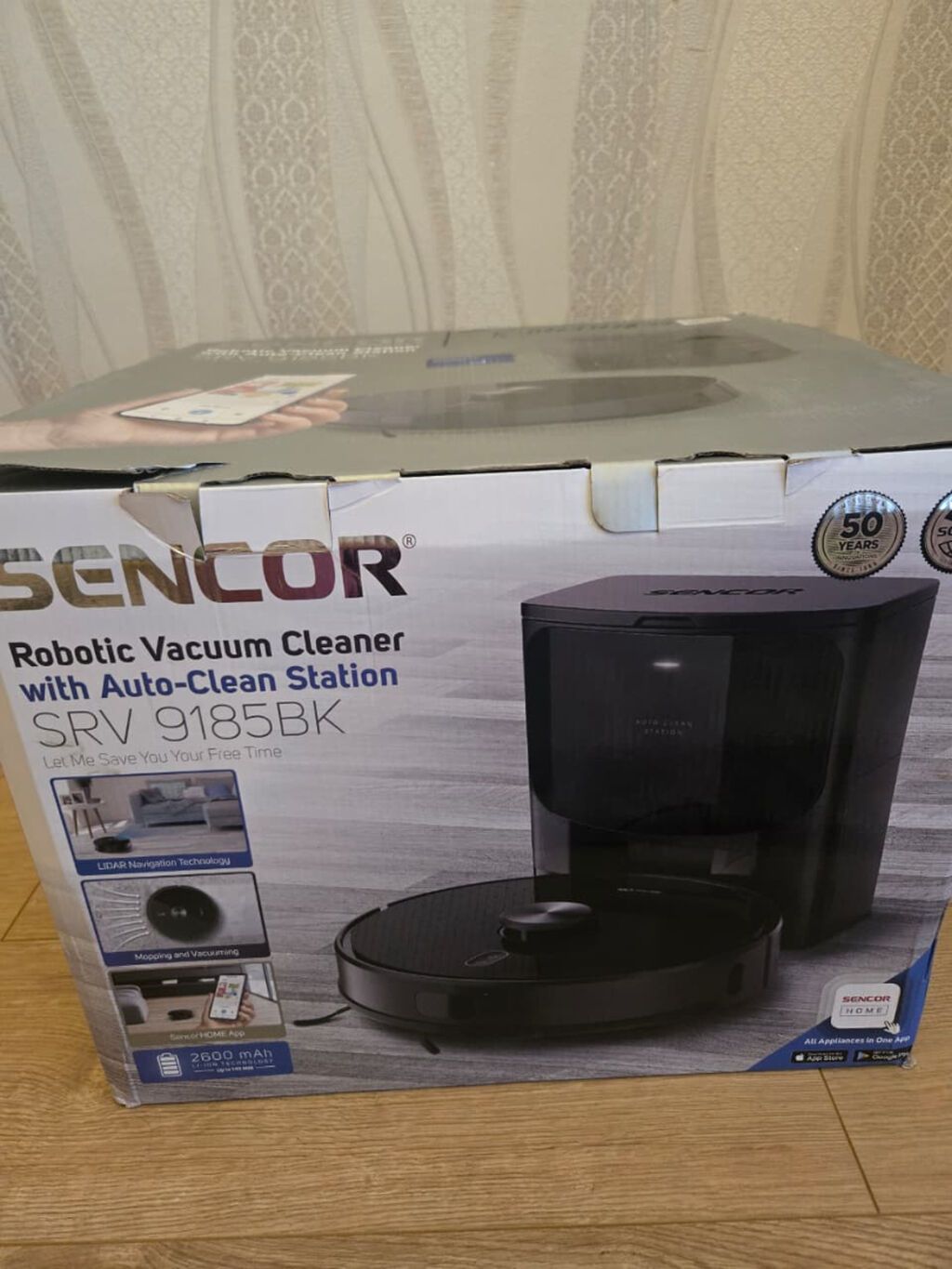 Sencor SRV 9185BK robot tozsoran satılır. Məhsul yenidir, istifadə — Elektronika, Bakı (2)