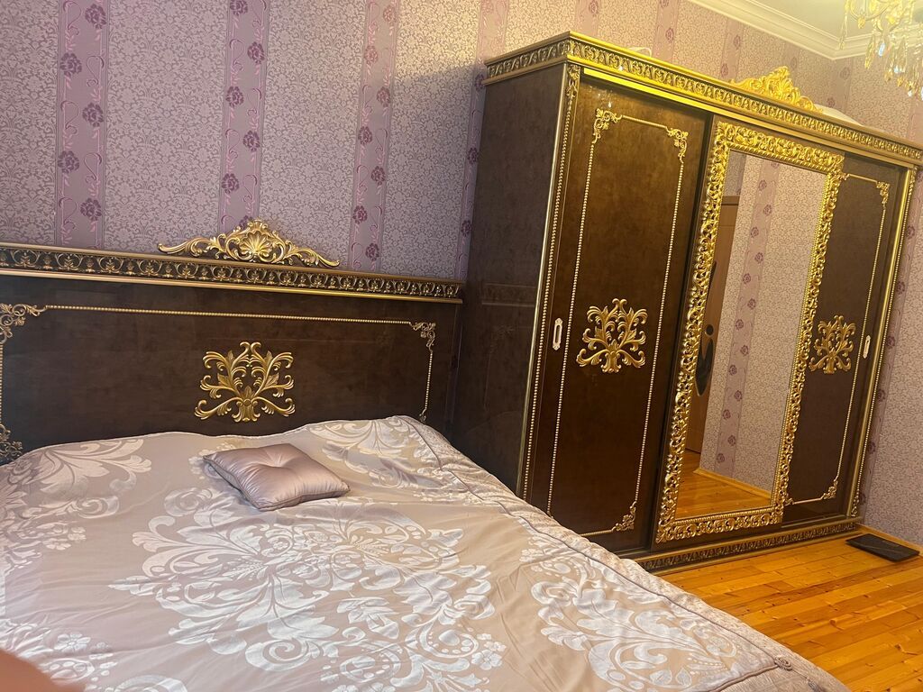 Barokko üslubunda tam yataq otağı dəsti Mebellər səliqəli işlənmişdir — Mebel, Bakı (5)