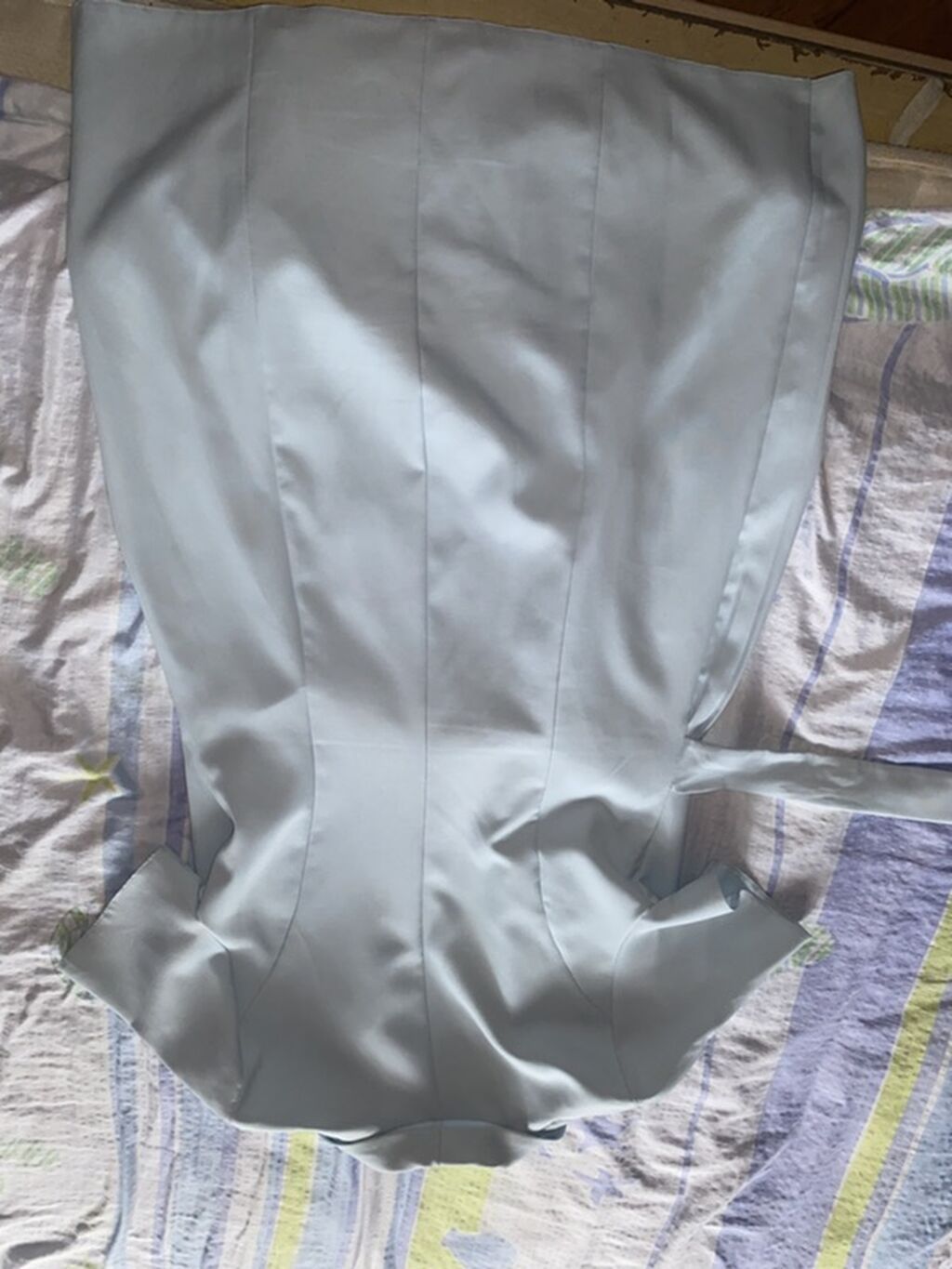 Açıq mavi rəngdə qadın donu - Model: qolları qısa, yaxası klassik — Şəxsi əşyalar, Bakı