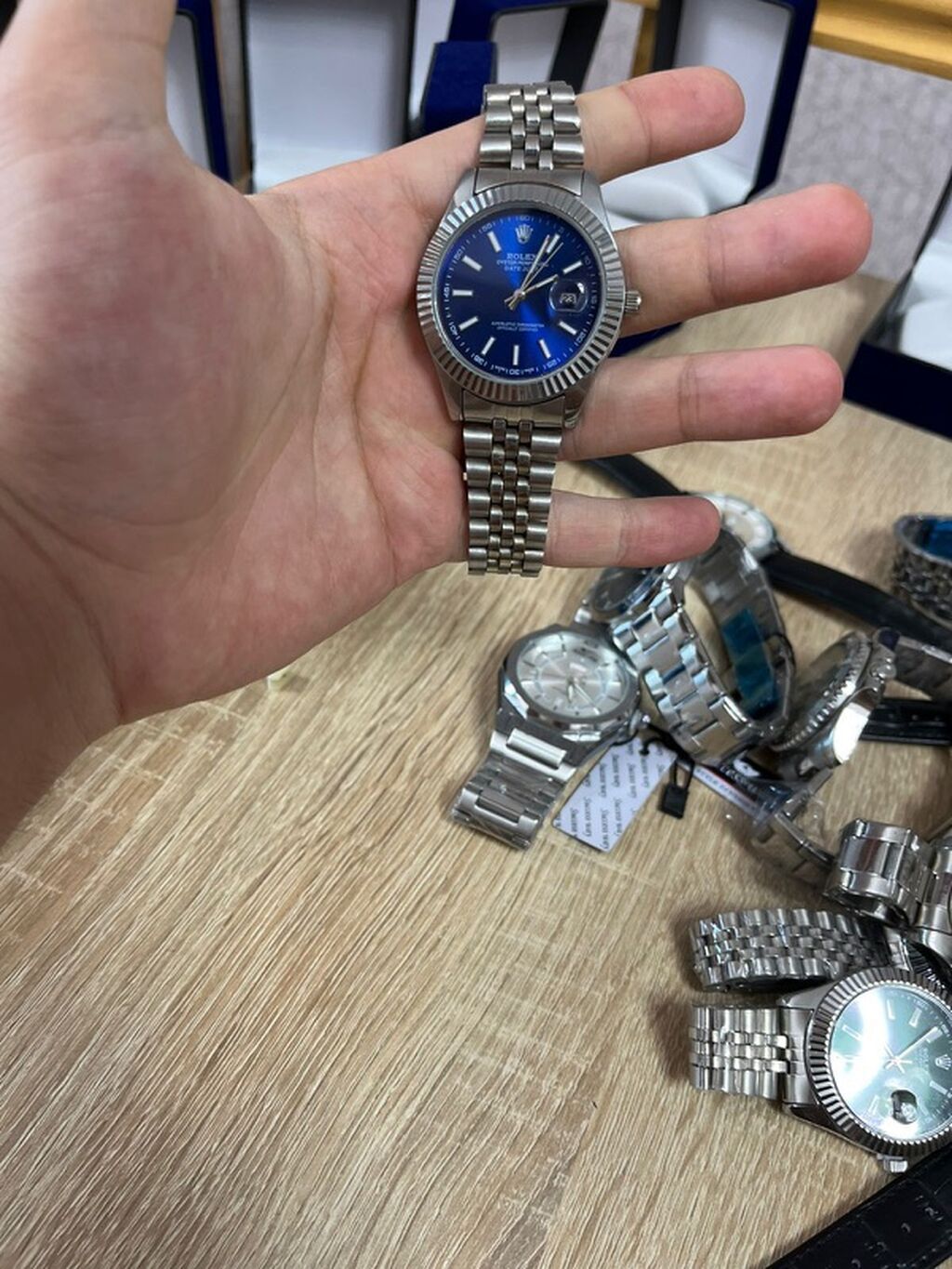 Yeni, Qol saatı, Rolex, rəng - Qızılı — Qol saatları, Salyan (7)