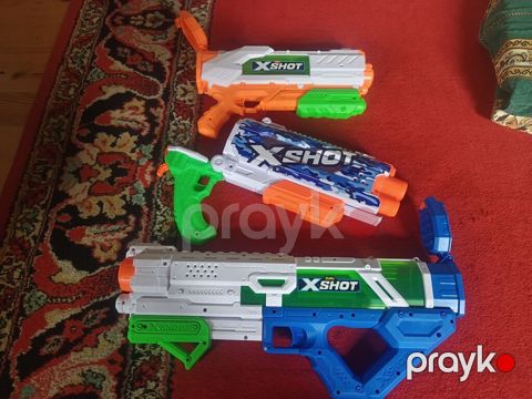 Zuru X-Shot su tabancaları dəsti Təzədir - Brend: Zuru X-Shot - 3 ədəd — Novxanı