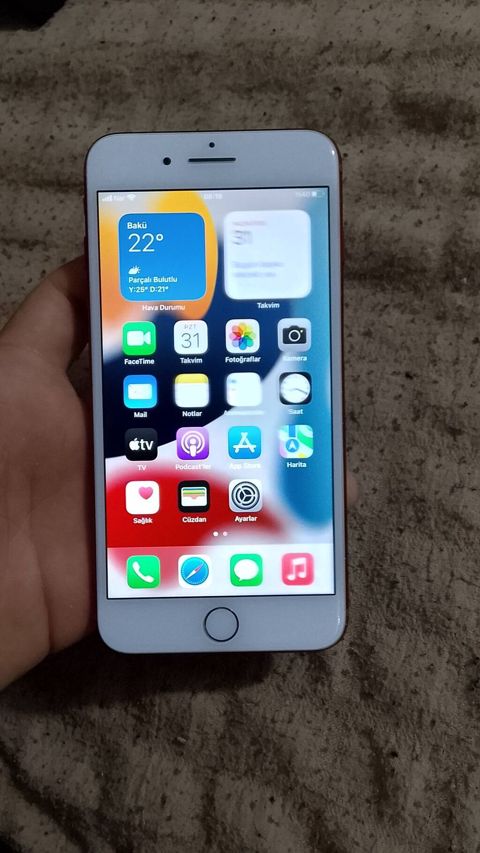 IPhone 7 Plus, 128 GB, Qırmızı, Barmaq izi — Saray