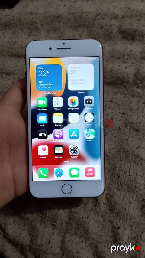 IPhone 7 Plus, 128 GB, Qırmızı, Barmaq izi — Saray