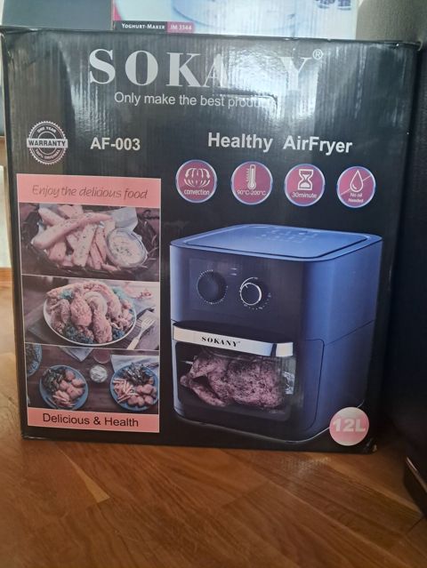 Sokany AF-003 Healthy AirFryer – 12L - Brend: Sokany - Model: AF-003 — Bakı