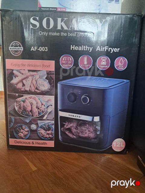 Sokany AF-003 Healthy AirFryer – 12L - Brend: Sokany - Model: AF-003 — Bakı