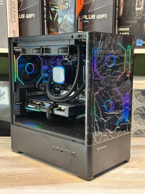 Gaming PC Ryzen 5 7500F 5.00 ghz RTX 5060 8GB SSD 1TB NVMe M.2 RAM 16GB DDR5 — Bakı