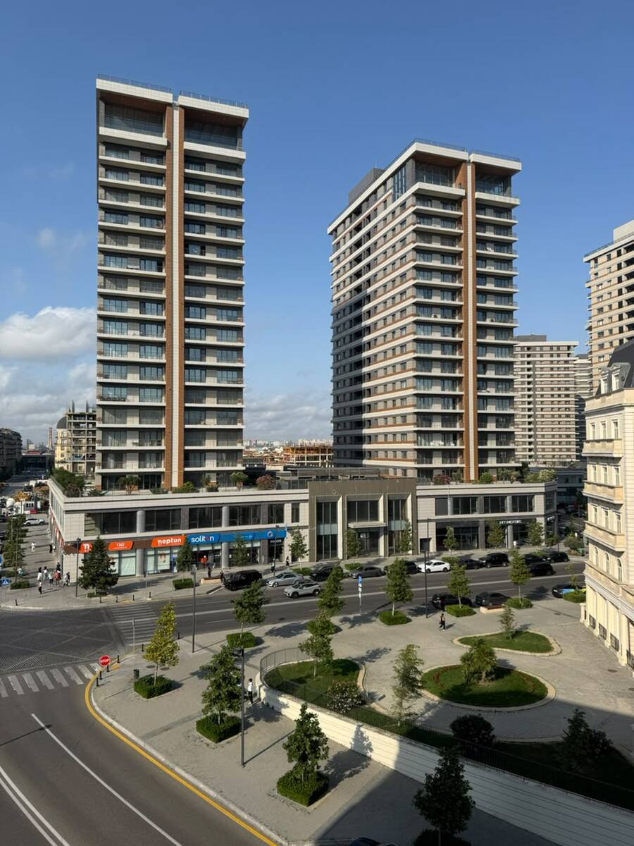 İcarəyə verilir 3 otaqlı yeni tikili 120 m² — Mənzil, Bakı (10)