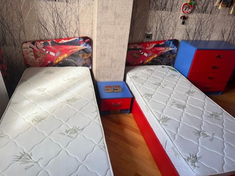 Gənc otağı mebeli — Maşınlar motiflı mebel dəsti — Bakı