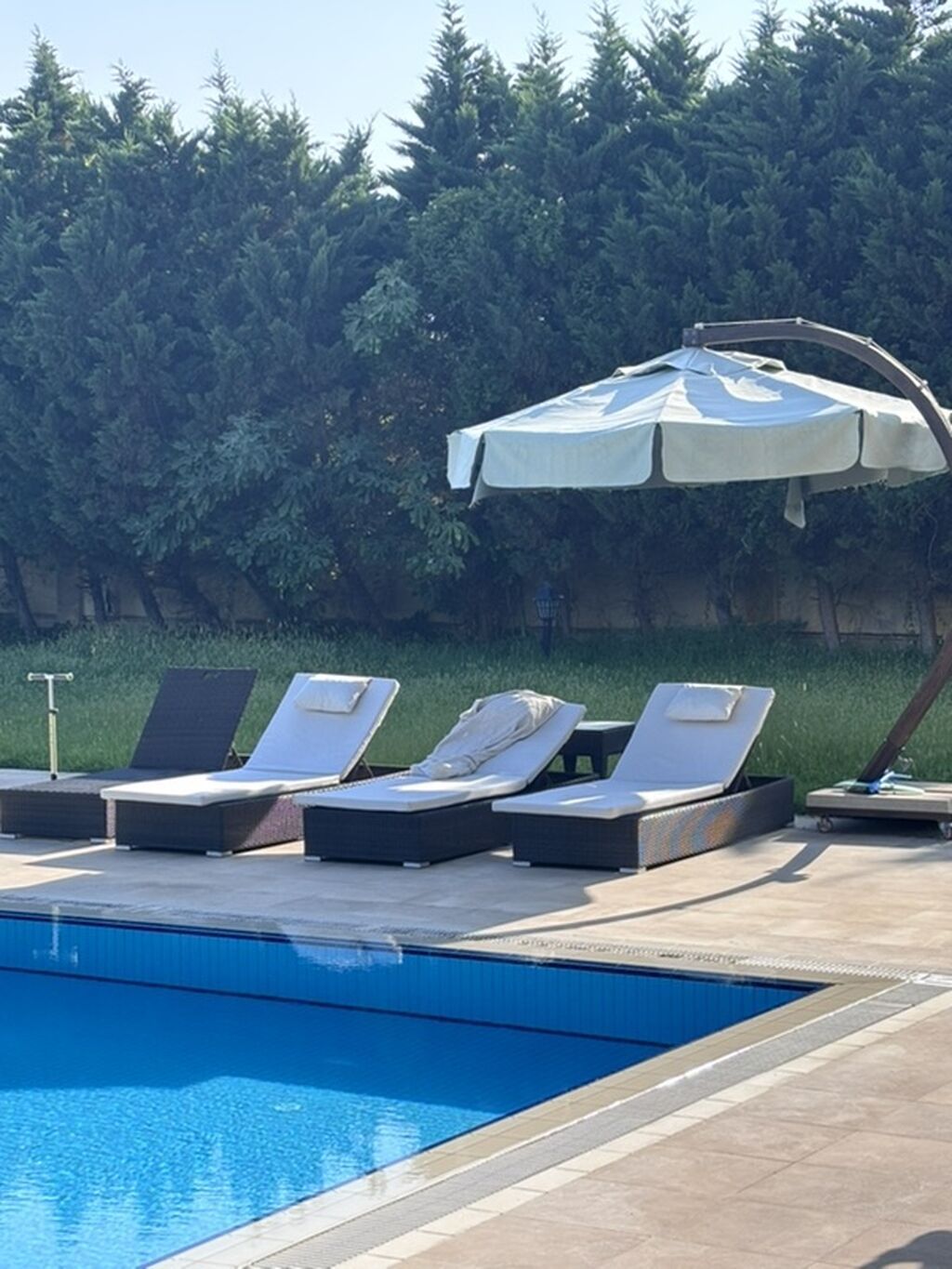 Açıq hava mebel dəsti – rattan (polirattan) toxunuşlu qəhvəyi rəng — Mebel, Digah (6)