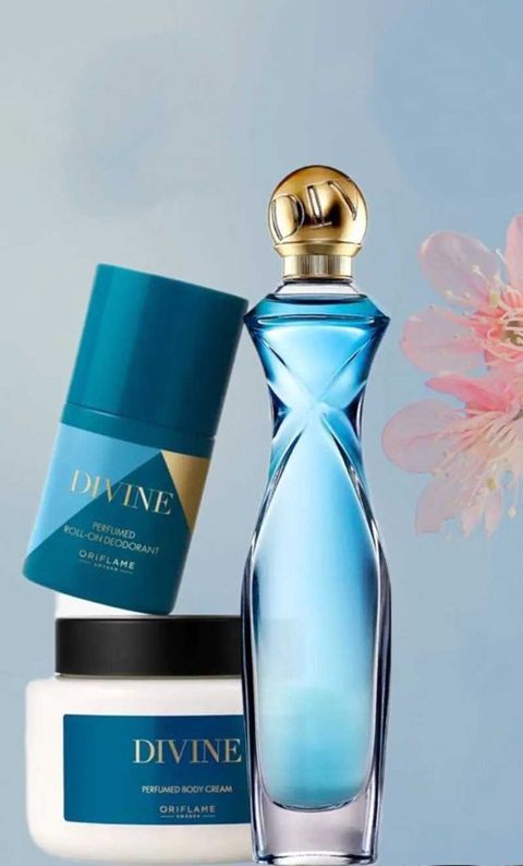 Dest" Divine Oriflame. Parfümbeden kremi,dezodorant — Novxanı