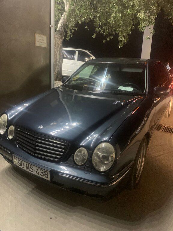 Mercedes E 200, 2.0 L, 2000 il, 600 000 km — Avtomobillər, Şirvan (8)