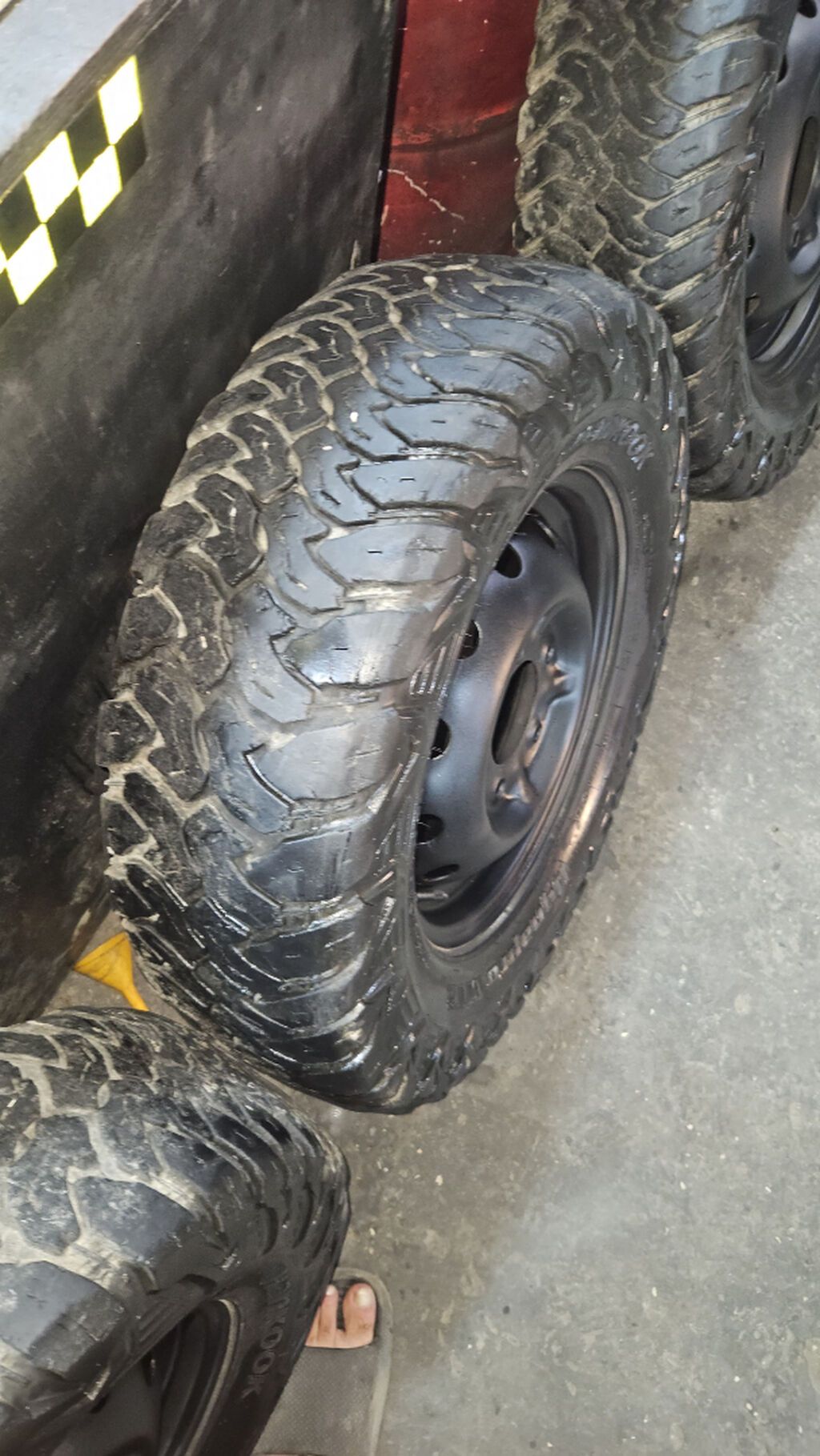 Normal vəzyətdə 4 ədəd off-road şin və disk komplekti vaz niva və qaz — Avto, Bakı (3)