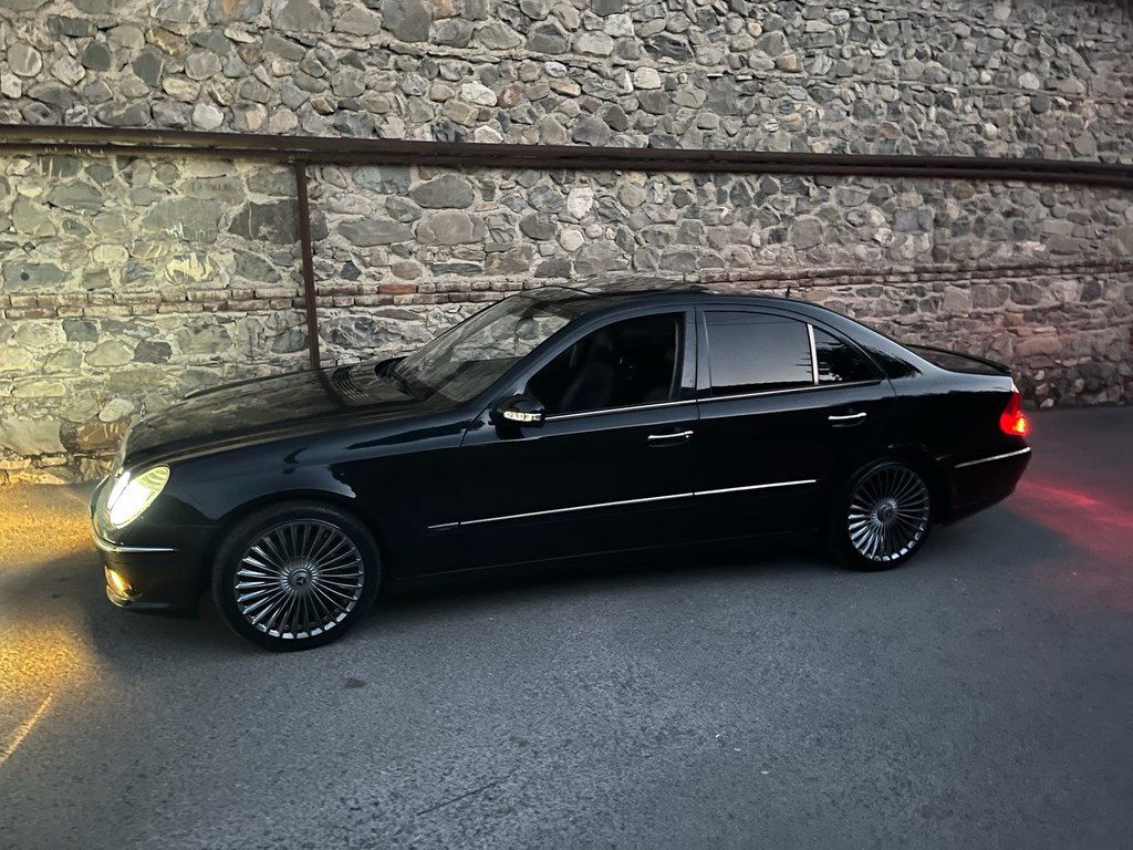 Mercedes E 320, 3.2 L, 2002 il, 265 000 km — Avtomobillər, Şəki (10)
