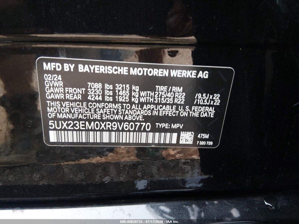 BMW X7, 3.0 L, 2024 il, 23 421 km — Avtomobillər (12)