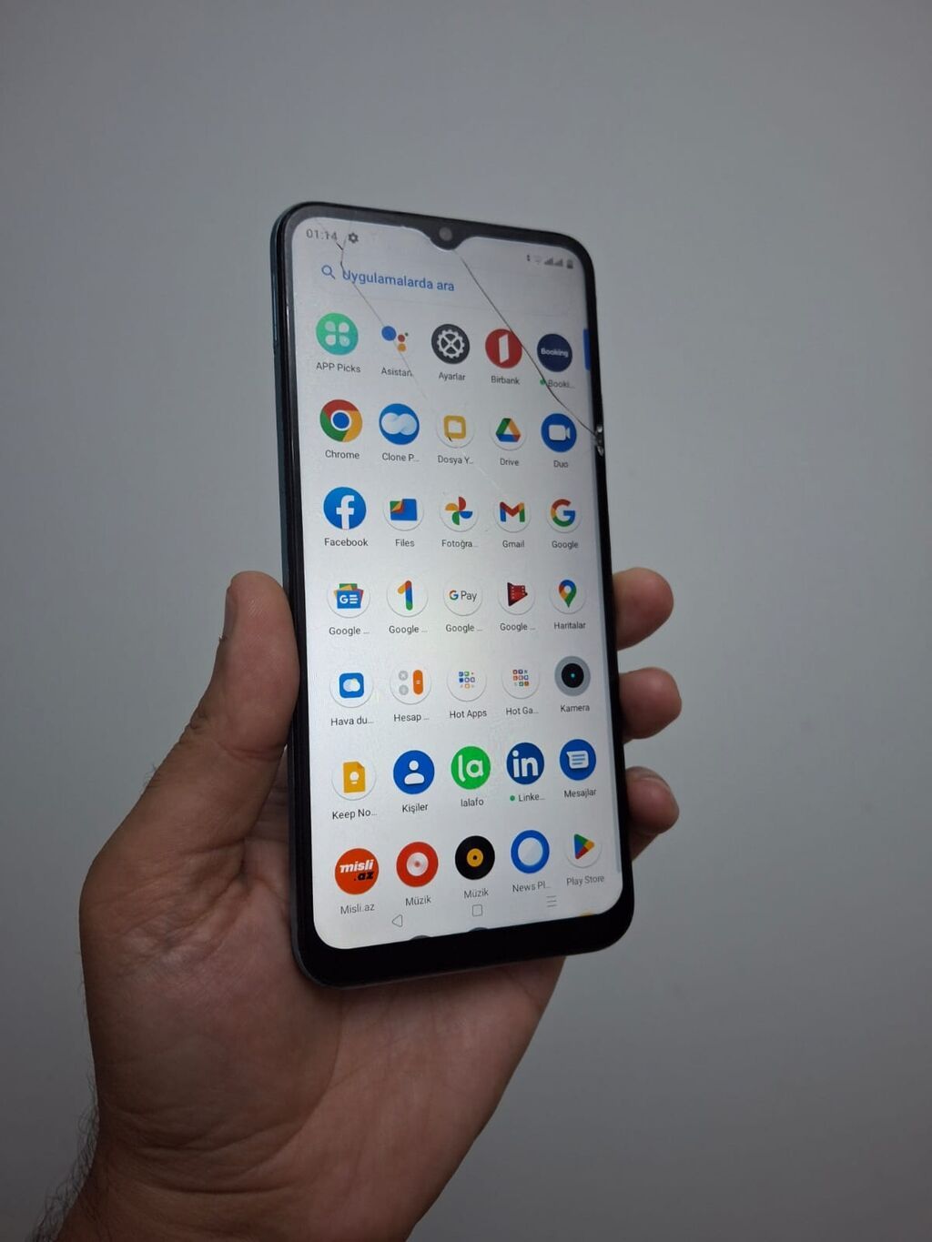 Realme C21Y, 64 GB, rəng - Göy, Qırıq — Realme, Masazır (3)