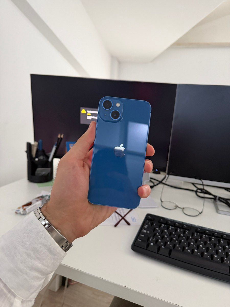 Apple iPhone 13 Blue 128GB/4GB — Smartfonlar, Bakı (2)