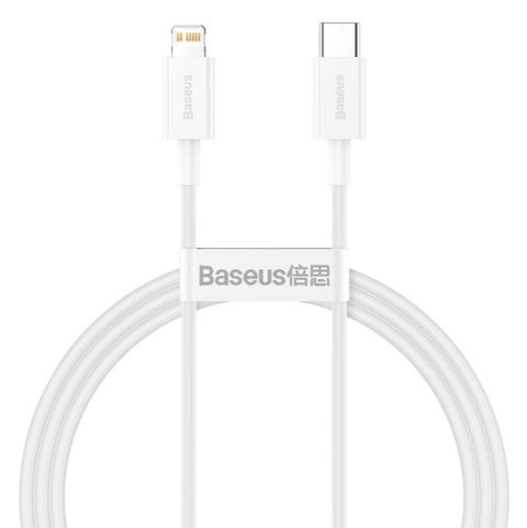 Baseus Type-c↔ıp Kabel 1M Superıor 20W White — Smartfon aksesuarları