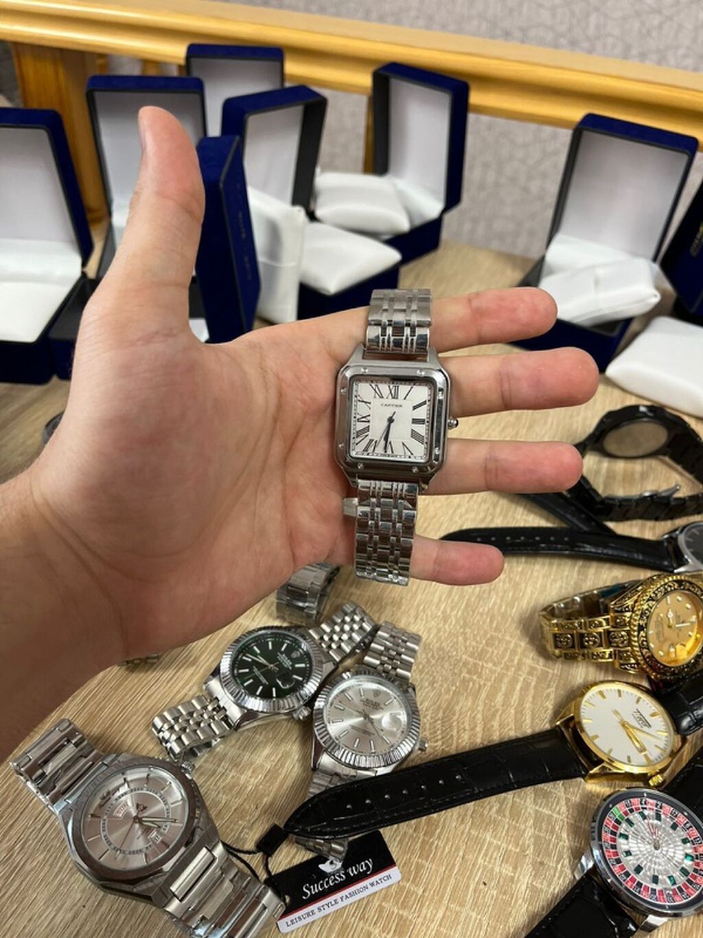 Yeni, Qol saatı, Rolex, rəng - Qızılı — Qol saatları, Salyan (10)
