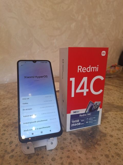 Xiaomi Redmi 14C Starry Blue 256GB/8GB — Bakı