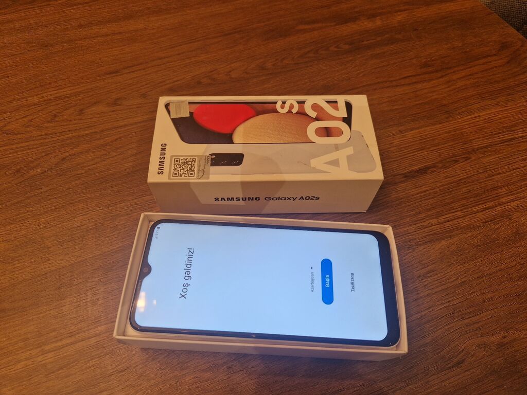 Samsung Galaxy A02 S, 32 GB, rəng - Ağ, Sənədlərlə — Samsung, Bakı (2)