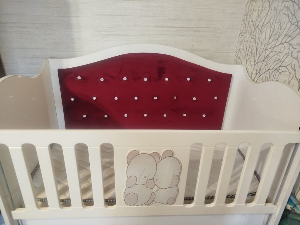 Uşaq beşiyi – şkaflı və çekmecəli model.500azna almisdiq usaq boyuduyu — Mebel, Digah