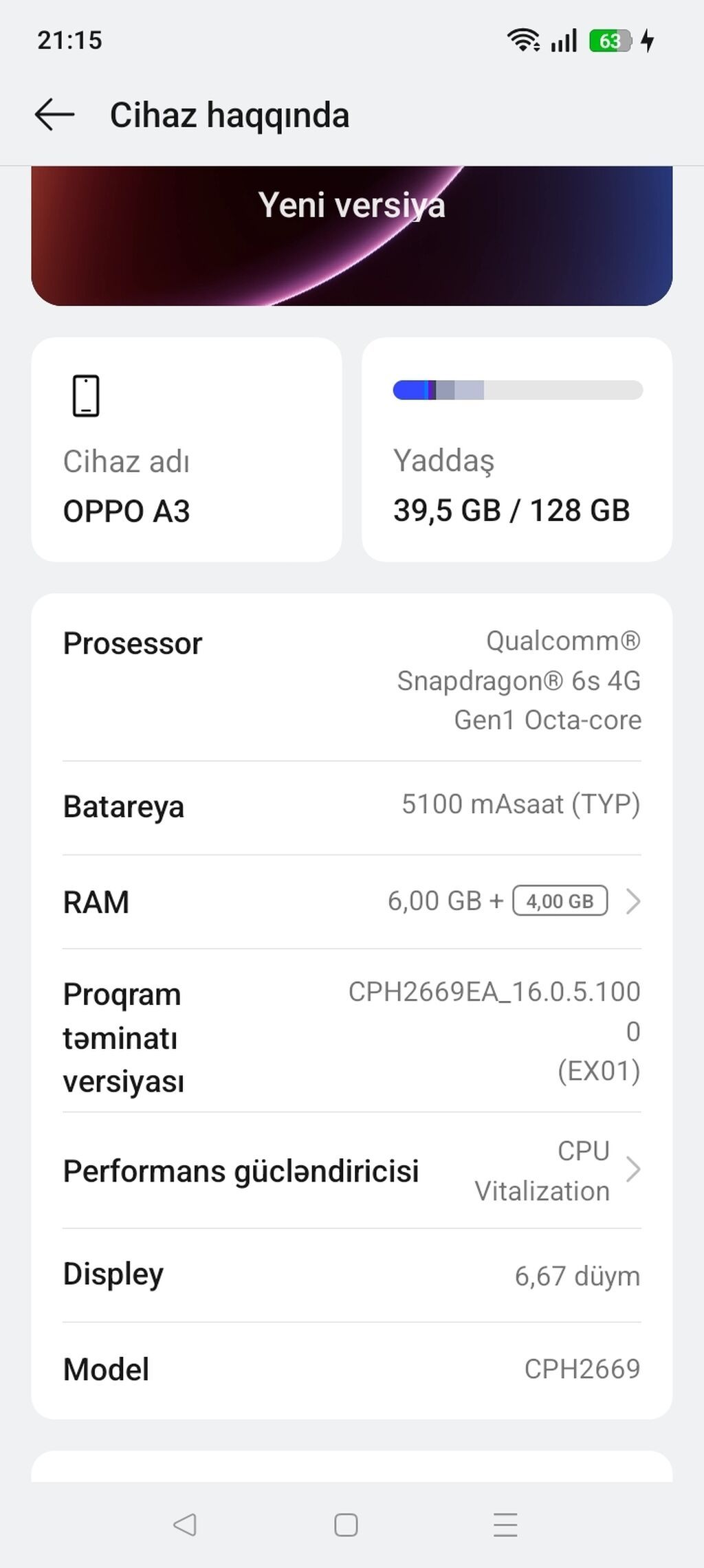 Oppo rəng - Qara — OPPO, Bakı (6)