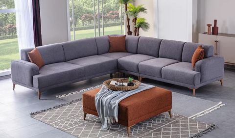 Pastel künc divanı 3+2 (Kilim mebel) — Bakı
