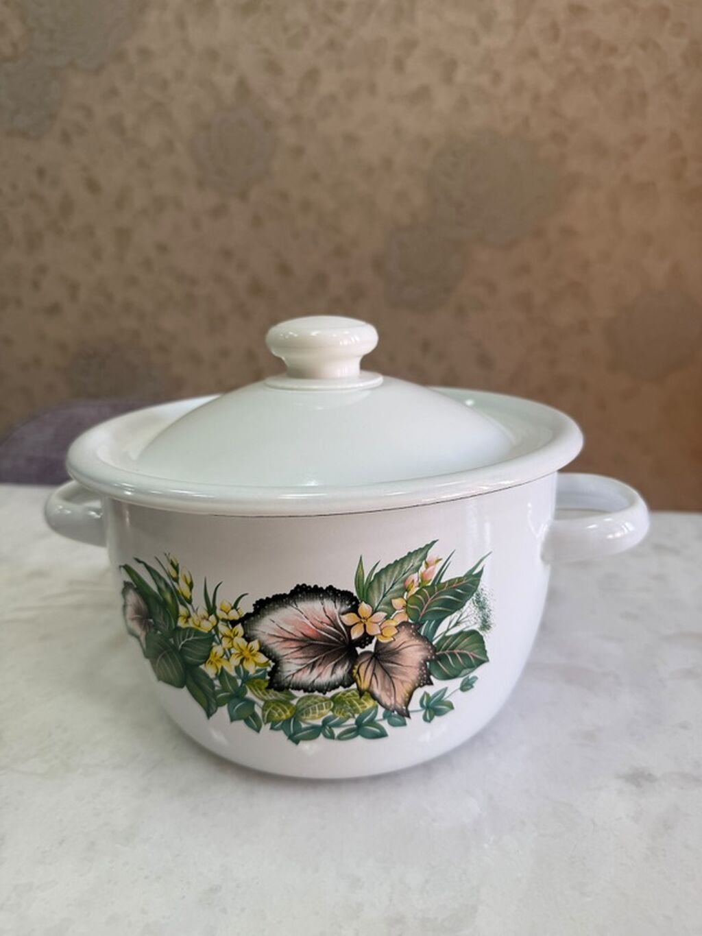 Qazan, rəng - Ağ, 3 l, 22 sm — Bişirmə qabları, Bakı (4)