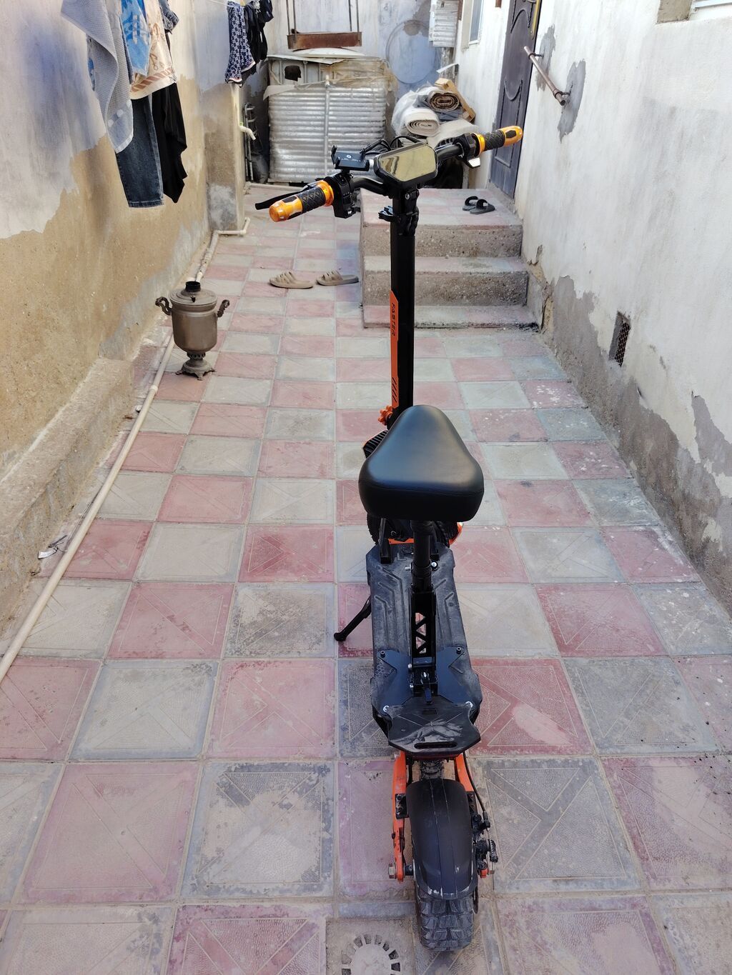 Elektrik skuter – Faster E‑Scooter Xüsusiyyətlər: - Güclü off-road — İdman, hobi, istirahət, Güzdək (7)