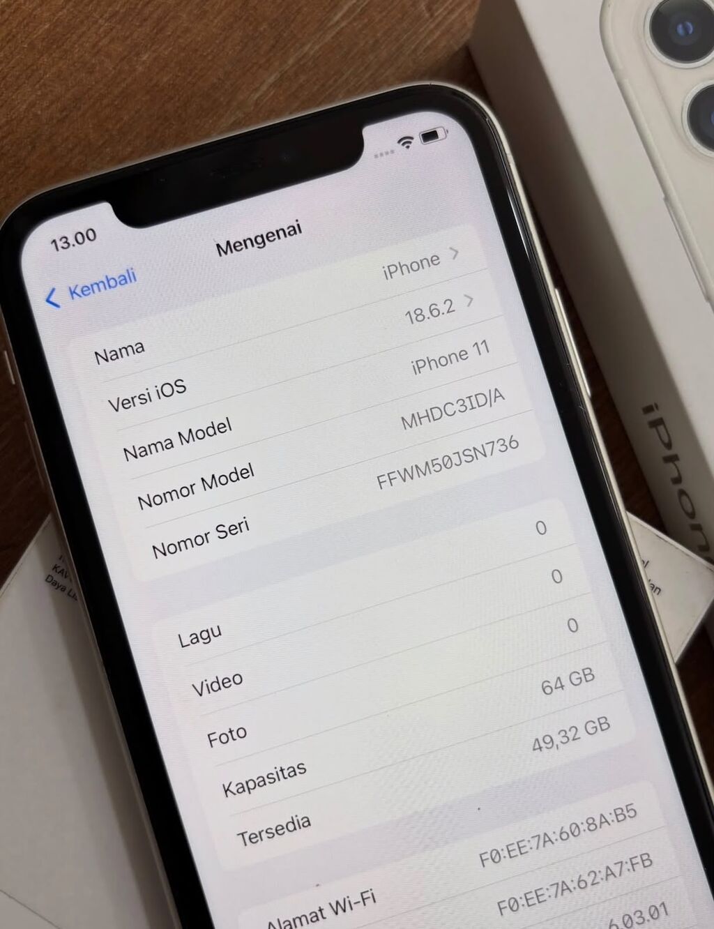 IPhone 11, 128 GB, Ağ, Zəmanət, Simsiz şarj, Face ID — Apple iPhone, Digah (6)