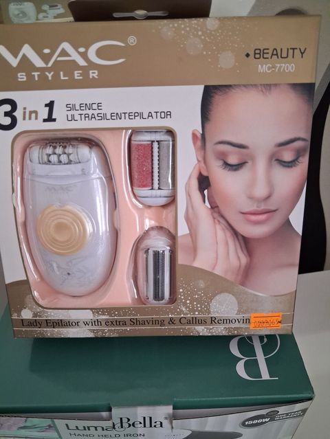 MAC Styler Beauty MC-7700 – 3 in 1 ultrasəssiz epilyator dəsti — Bakı