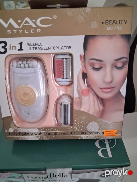 MAC Styler Beauty MC-7700 – 3 in 1 ultrasəssiz epilyator dəsti — Bakı