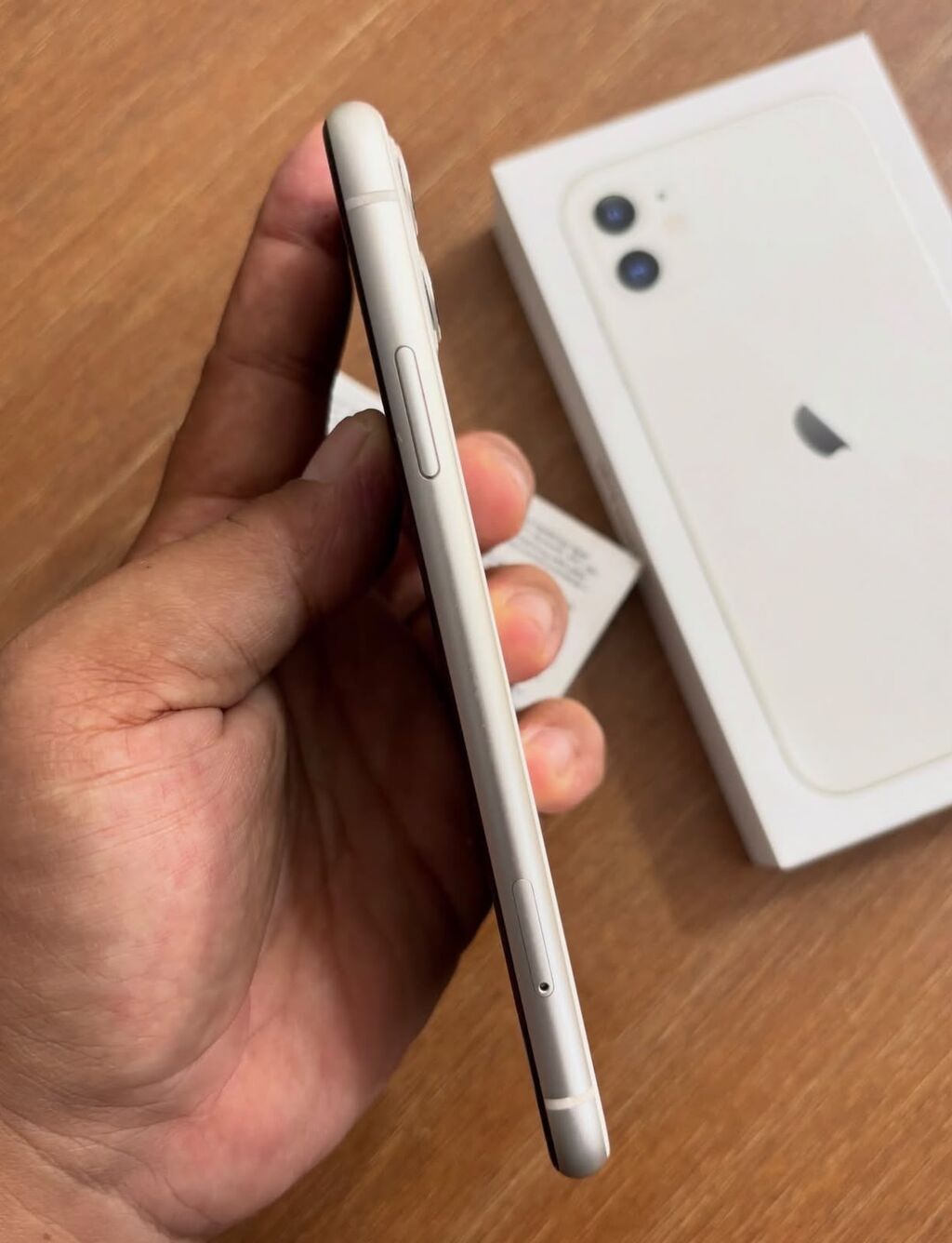 IPhone 11, 128 GB, Ağ, Zəmanət, Simsiz şarj, Face ID — Apple iPhone, Digah (3)