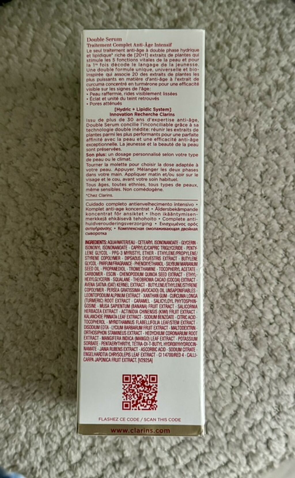 Clarins Double Serum 100 ml – Yeni, istifadə olunmayıb Hədiyyə — Gözəllik və sağlamlıq, Bakı (4)