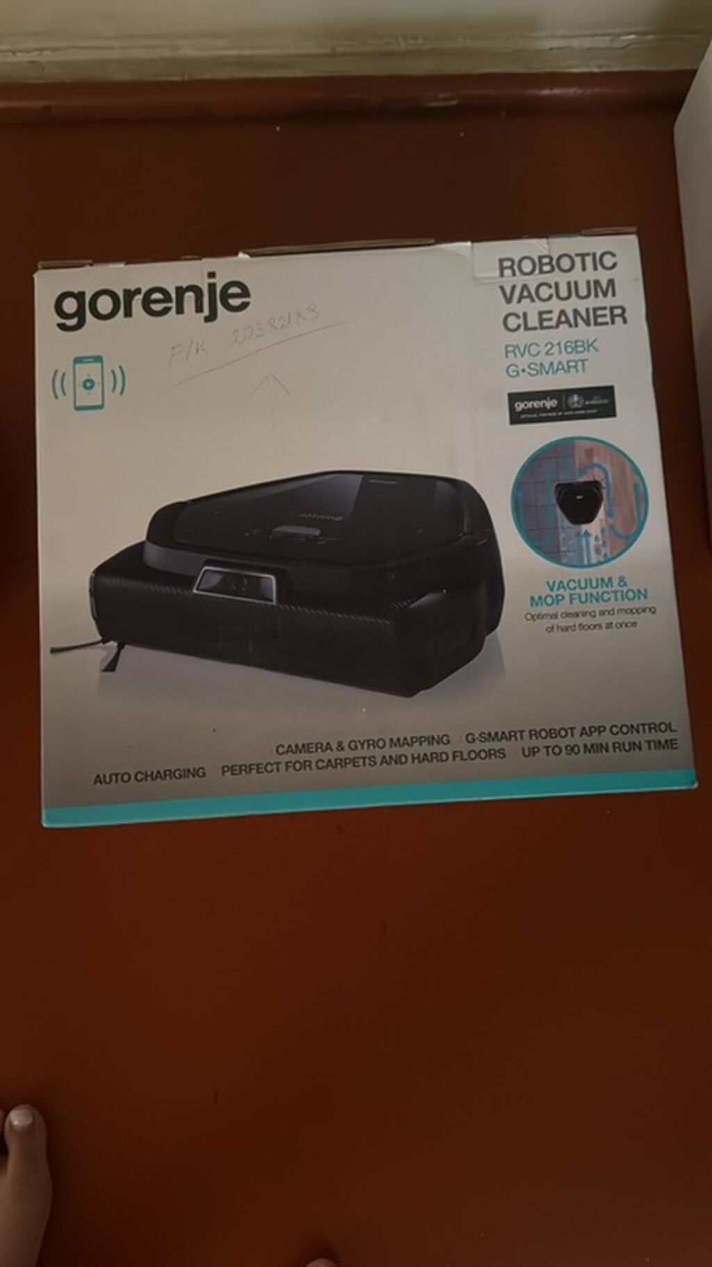 Gorenje Robotic Vacuum Cleaner RVC216BK G-smart – tozsoran robot — Elektronika, Digah (2)