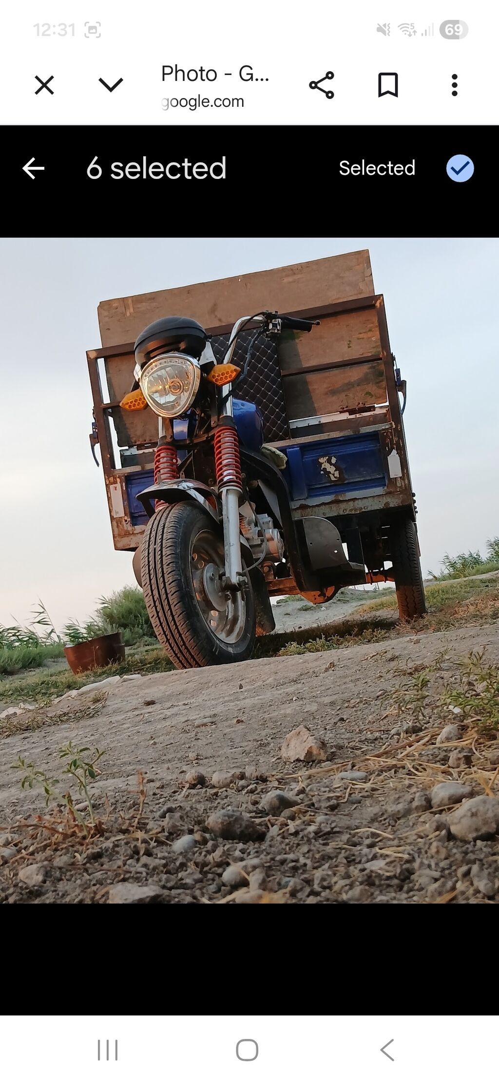 Yükdaşıma üçün üçtəkərli moto-qaraj (trisikl) - Güclü benzin — Motobloklar, Şirvan (5)