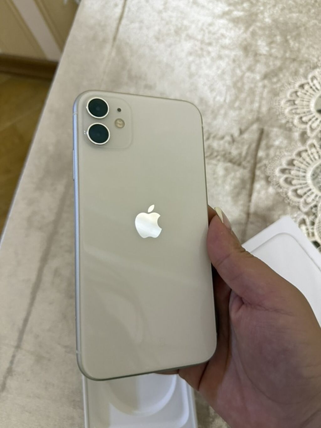 IPhone 11, Ağ, Face ID — Apple iPhone, Bakı (5)