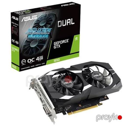 ASUS Dual GeForce GTX 1650 OC 4GB GDDR5 videokart - Nvıdıa GeForce