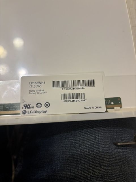 LG Display noutbuk ekranı – model: LP156WH4 (TL)(N2) Xüsusiyyətlər — Bakı