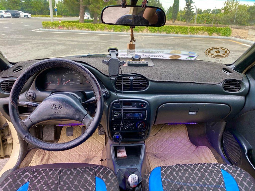 Hyundai Accent, 1.5 L, 1995 il, 350 000 km — Avtomobillər, Bakı (6)