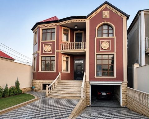 Satılır 5 otaqlı həyət evi/bağ evi 220 m² — Bakı
