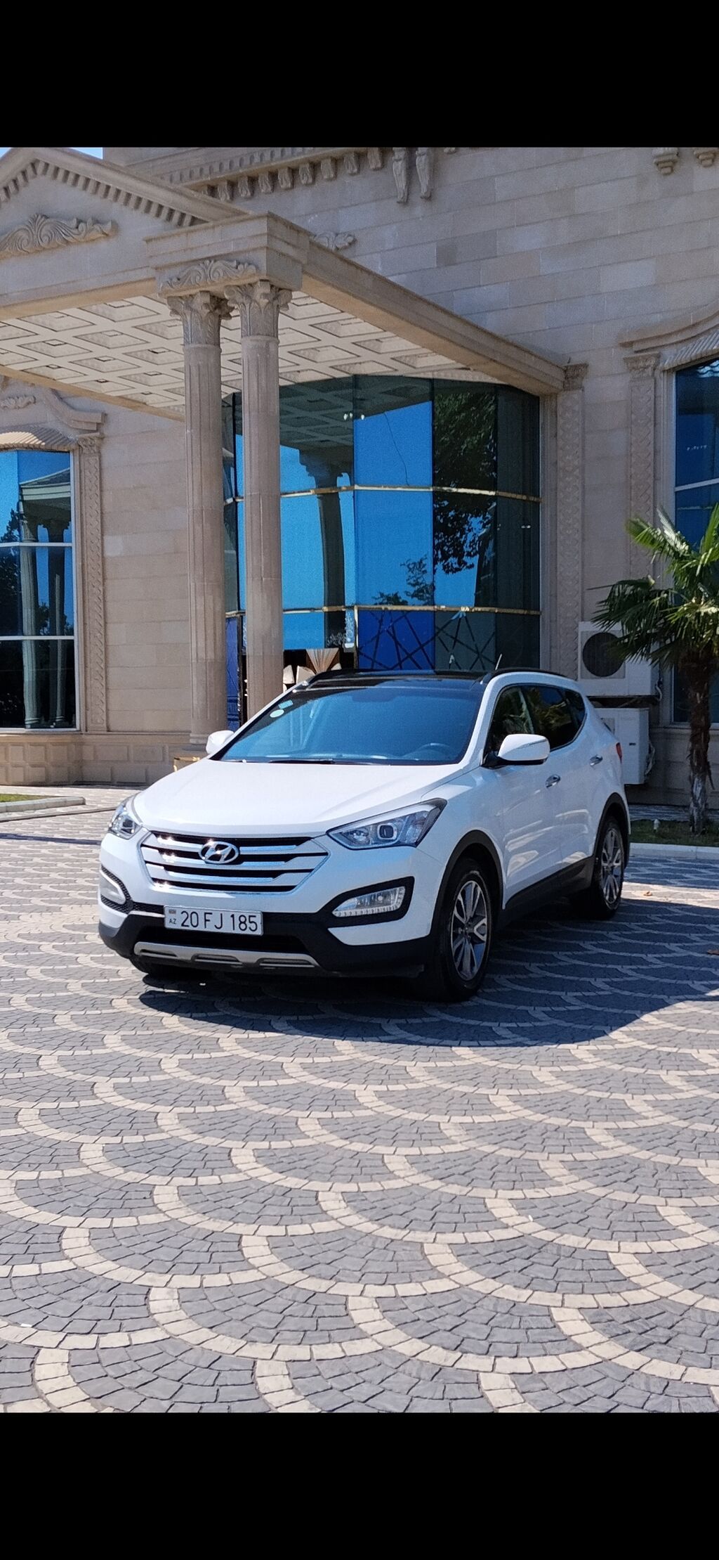 Hyundai Santa Fe – ağ kuzovlu, şəhər və uzun yola uyğun komfortlu — Avto, Samux (2)