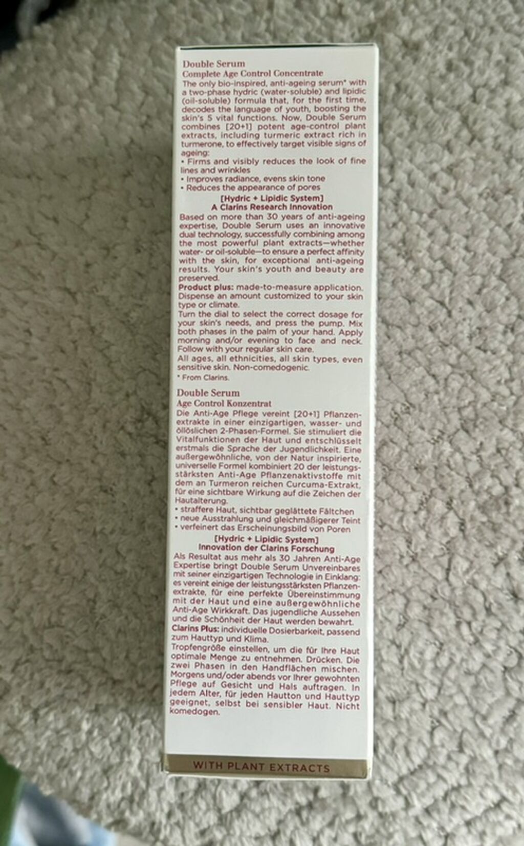 Clarins Double Serum 100 ml – Yeni, istifadə olunmayıb Hədiyyə — Gözəllik və sağlamlıq, Bakı (3)