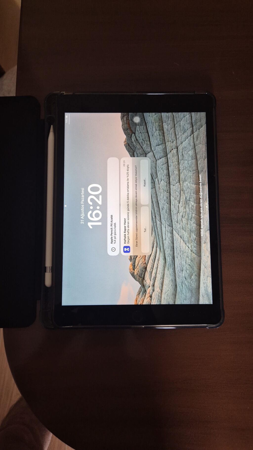 IPad 9 nesil temiz kullanılmış orijinal kalemi ile beraber — Elektronika, Bakı (2)