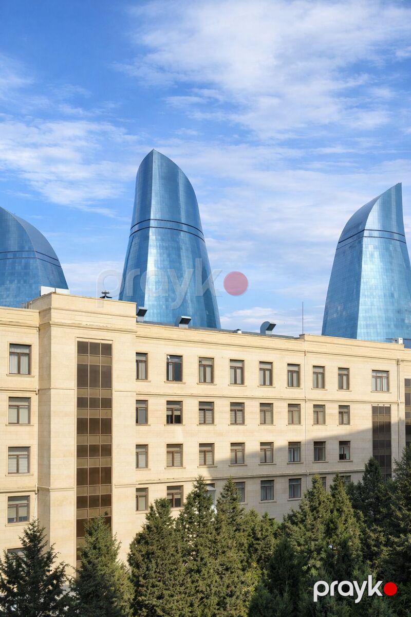 İcarəyə verilir 3 otaqlı yeni tikili 90 m² — Mənzil, Bakı (10)
