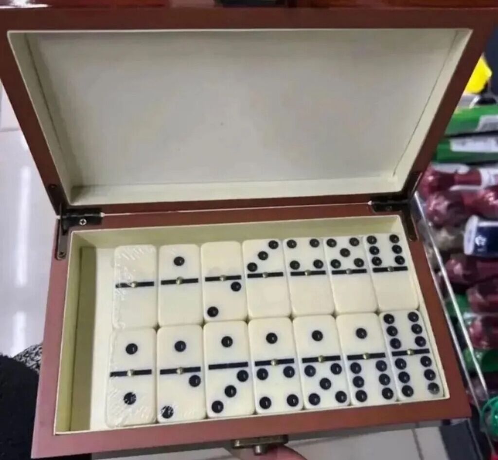 Stolüstü oyunlar dəsti – domino, loto və zərlər - Domino: Taxta — İdman və istirahət, Bakı (3)