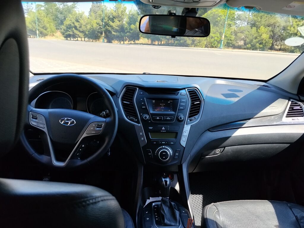 Hyundai Santa Fe – ağ kuzovlu, şəhər və uzun yola uyğun komfortlu — Avto, Samux (7)