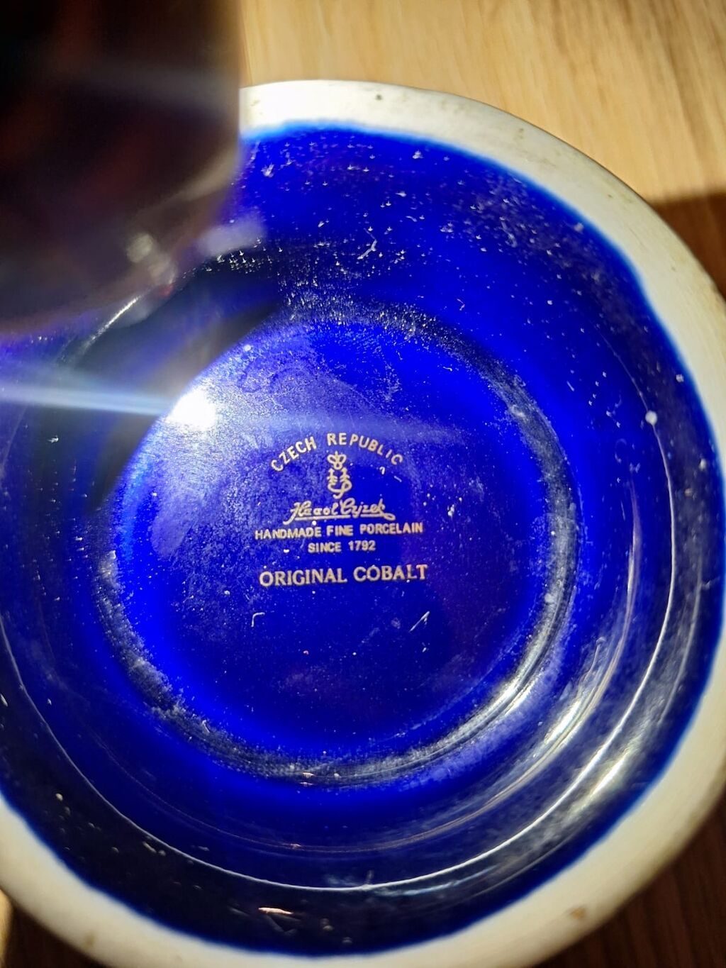 Çay dəsti, rəng - Göy, Farfor, Çexiya — Çaynikler və qəhvə qabları, Bakı (2)