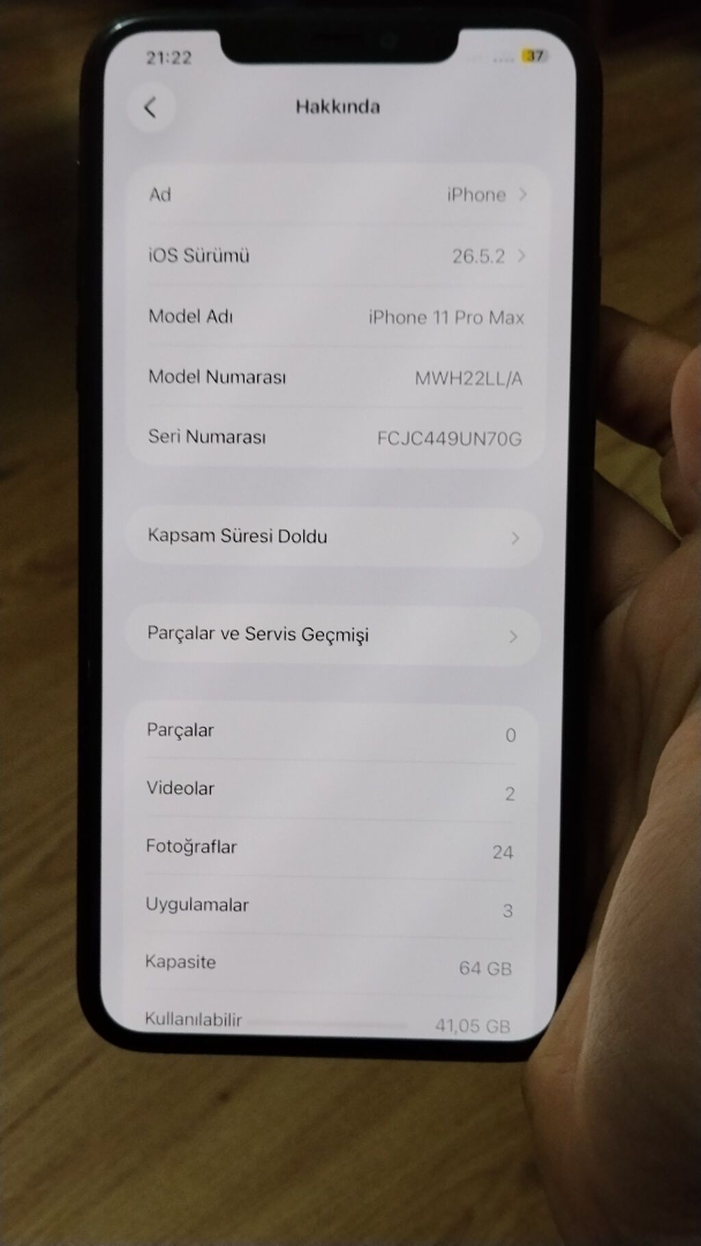 IPhone 11 Pro Max, 64 GB, Qara, Face ID — Apple iPhone, Bakı (3)